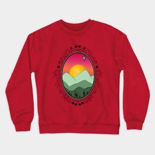 Mountainside brooch Crewneck Sweatshirt